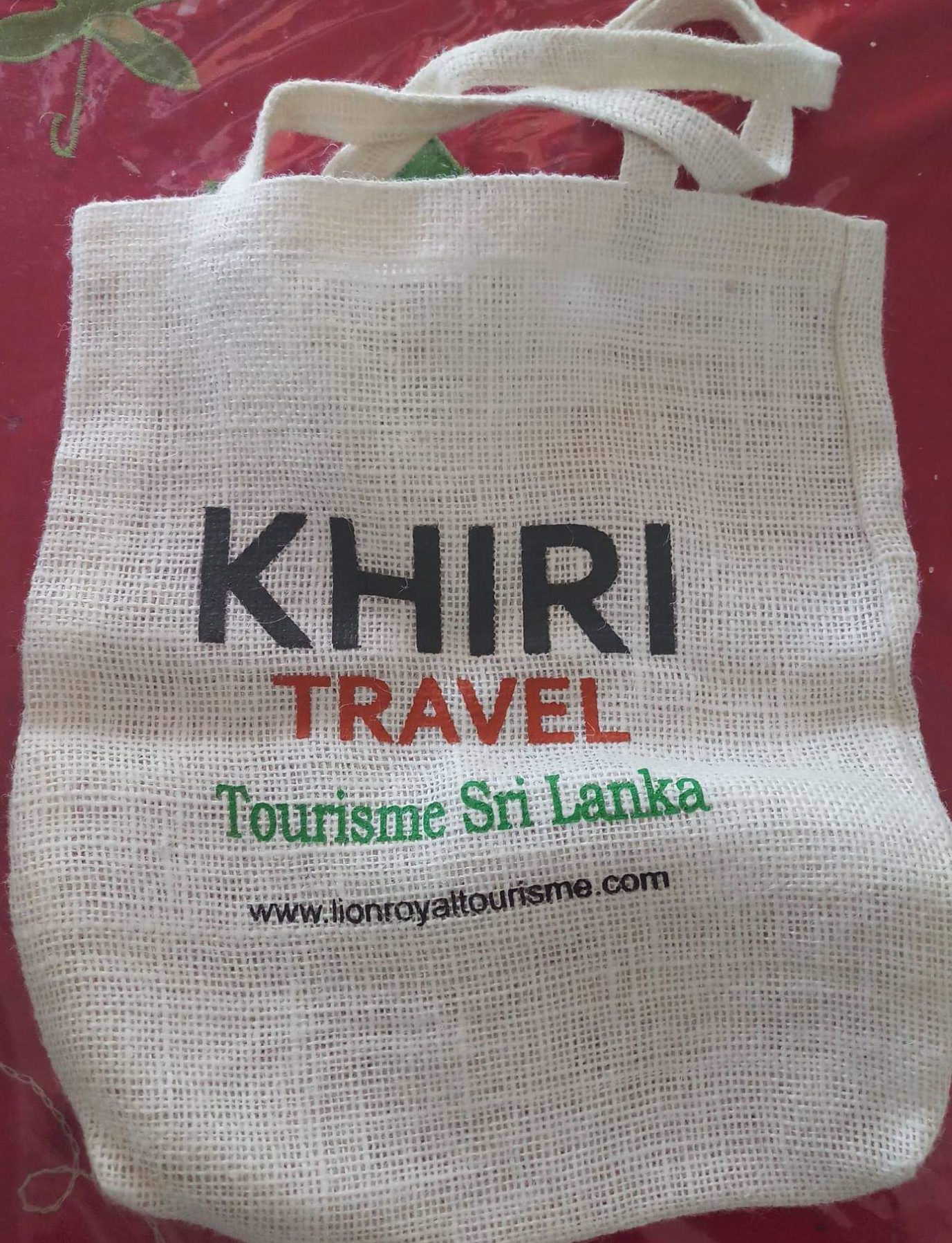 screen printed burlap bags